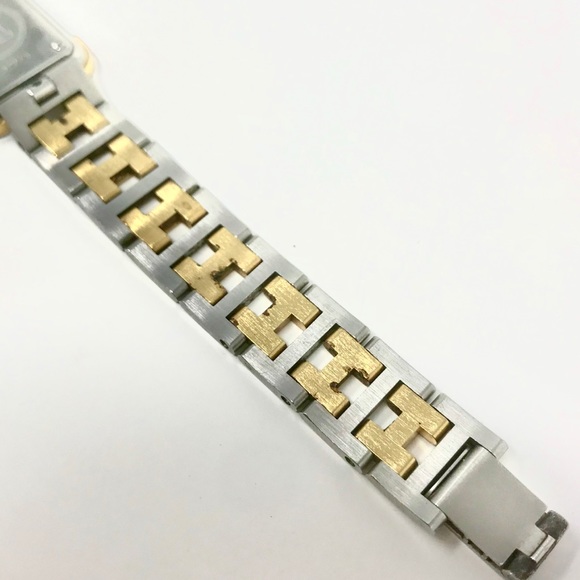 **SOLD** Hermès Croisiere Two-Tone Quartz Watch - Picture 9 of 14